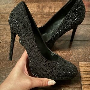 Le Chateau bejewelled heels for sale